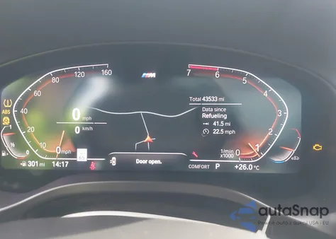 2022 BMW X3 Sdrive30I z USA, uszkodzony, nr VIN 5UX43DP05N9N32299